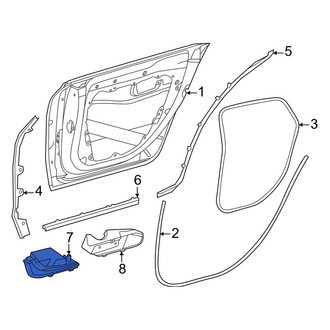 Mercedes-Benz OE - Rear Left Door Reinforcement Bar