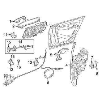 Mercedes-Benz OE - Rear Door - Lock & Hardware