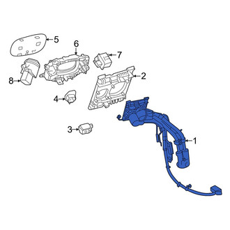 Mercedes-Benz OE - Rear Drive Motor Battery Pack Charging Port Assembly