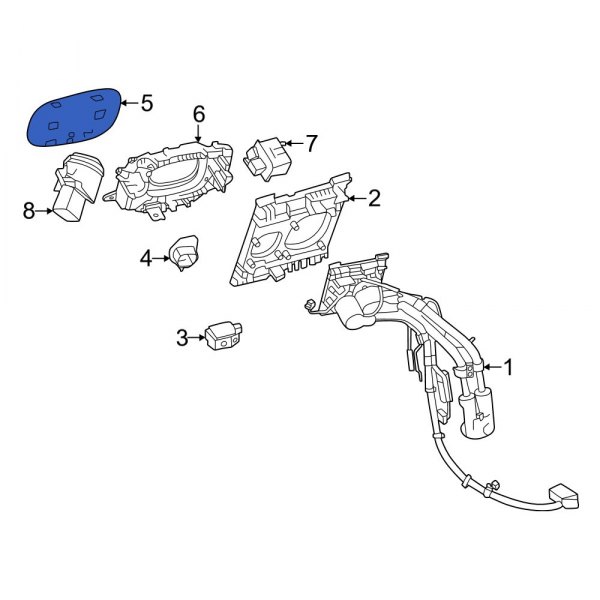 Drive Motor Battery Pack Charging Port Door