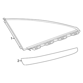 Mercedes-Benz OE - Quarter Panel - Glass