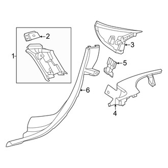 Mercedes-Benz OE - Quarter Panel - Interior Trim
