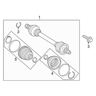 Mercedes-Benz OE - Rear Suspension - Drive Axles