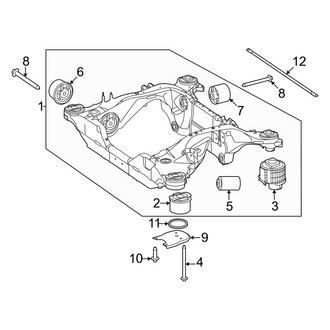 Mercedes-Benz OE - Rear Suspension - Suspension Mounting