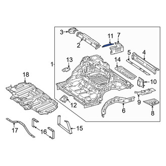 Mercedes-Benz OE - Left Frame Side Member Brace