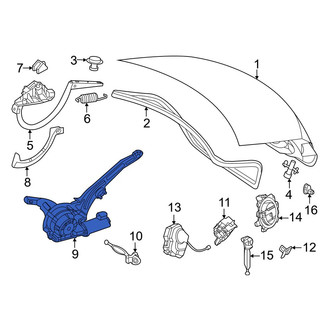 Mercedes-Benz OE - Trunk Lid Pull Down Motor