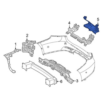 Mercedes-Benz OE - Bumper Cover Bracket