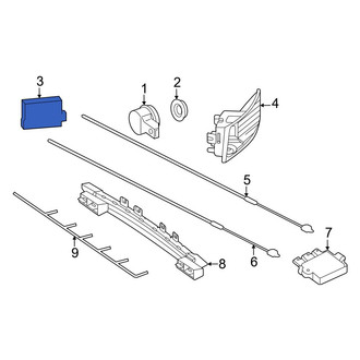 Mercedes-Benz OE - Rear Blind Spot Detection System Warning Sensor