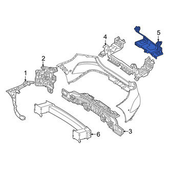 Mercedes-Benz OE - Bumper Cover Bracket