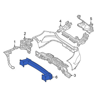 Mercedes-Benz OE - Rear Bumper Impact Bar
