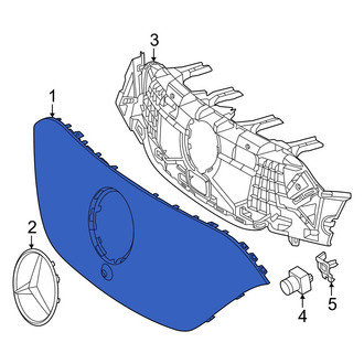 Mercedes-Benz OE - Front Upper Grille