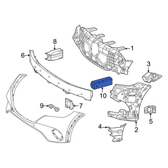 Mercedes-Benz OE - Front Bumper Impact Absorber