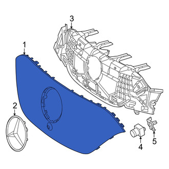 Mercedes-Benz OE - Front Upper Grille