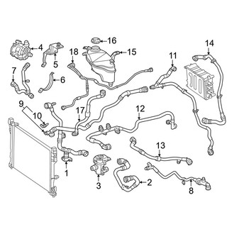 Mercedes-Benz OE - Cooling - Hoses & Lines (Front)
