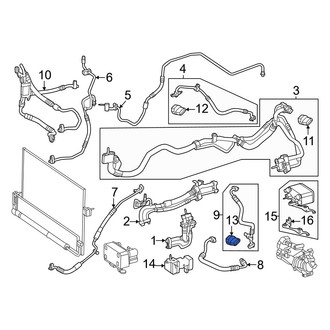 Mercedes-Benz OE - A/C Refrigerant Pressure Sensor