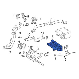 Mercedes-Benz OE - HVAC Heater Core Heater Element
