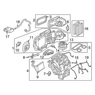 Mercedes-Benz OE - Air Conditioner & Heater - Evaporator & Heater Components