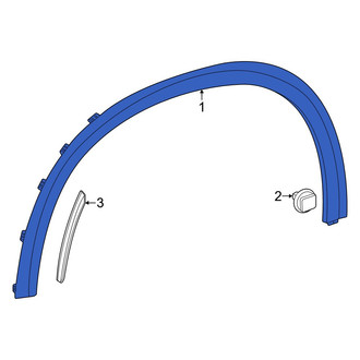 Mercedes-Benz OE - Rear Left Wheel Arch Molding