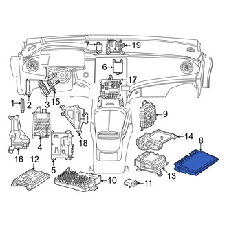 Mercedes-Benz OE - Front Left Power Seat Control Module