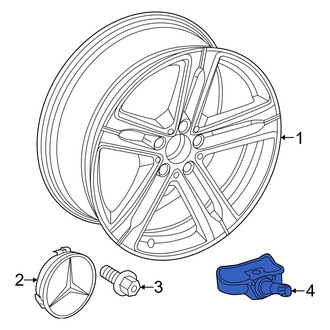 Mercedes-Benz OE - Tire Pressure Monitoring System (TPMS) Sensor