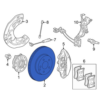 Mercedes-Benz OE - Front Disc Brake Rotor
