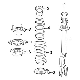 Mercedes-Benz OE - Front Suspension - Struts & Components (W/O Air Suspension)