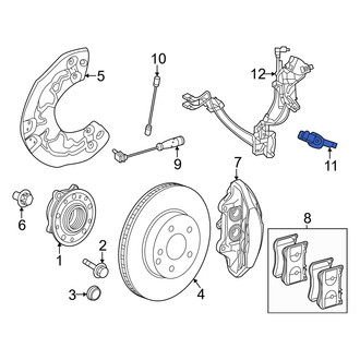 Mercedes-Benz OE - Front Right ABS Wheel Speed Sensor