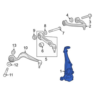Mercedes-Benz OE - Front Left Steering Knuckle