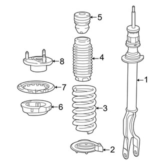 Mercedes-Benz OE - Front Suspension - Struts & Components (W/O Air Suspension)