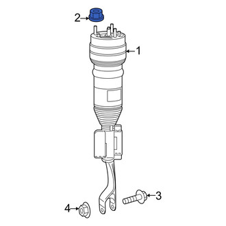 Mercedes-Benz OE - Front Upper Suspension Strut Nut