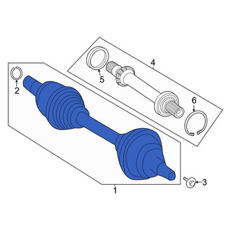Mercedes-Benz OE - Front Right CV Axle Assembly