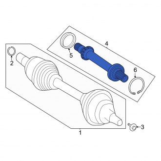 Mercedes EQE SUV Axle Shafts & Parts | Front, Rear — CARiD.com