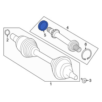 Mercedes-Benz OE - CV Intermediate Shaft Seal