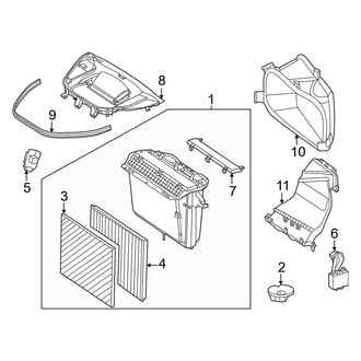 Mercedes-Benz OE - Cowl (Air Inlet, With Energizing Air Control)