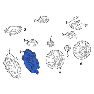 Mercedes-Benz OE - Front Speaker Cover