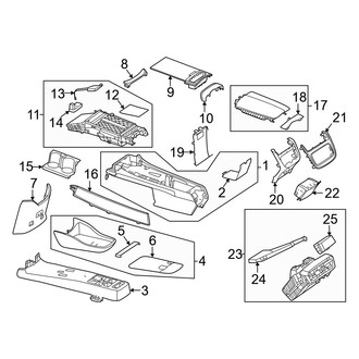 Mercedes-Benz OE - Console (With Hyperscreen)