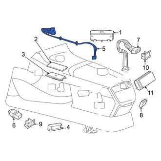 Mercedes-Benz OE - Audio Auxiliary Jack