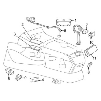 Mercedes-Benz OE - Console - Electrical Components