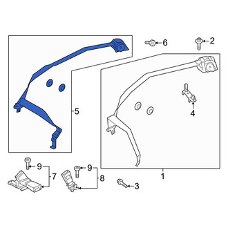 Mercedes-Benz OE - Front Right Seat Belt Lap and Shoulder Belt
