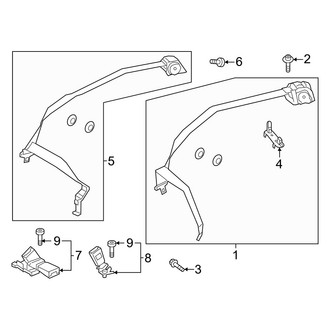 Mercedes-Benz OE - Restraint Systems - Rear Seat Belts
