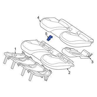 Mercedes-Benz OE - Rear Child Restraint Anchor Plate Bezel