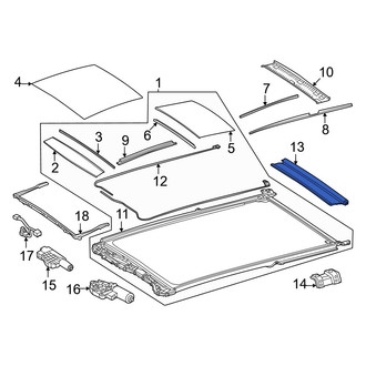 Mercedes-Benz OE - Sunroof Cover