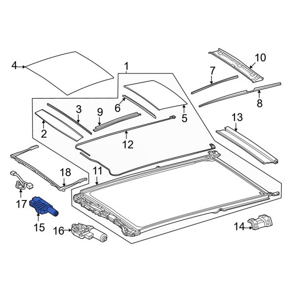 Sunroof Motor