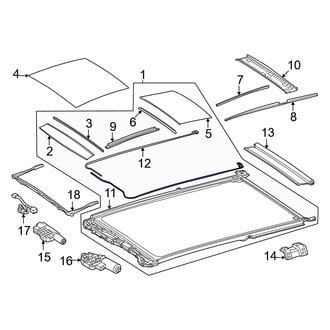 Mercedes-Benz OE - Sunroof Assembly