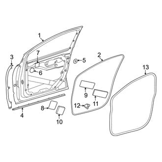 Mercedes-Benz OE - Front Door - Door & Components