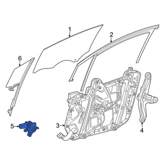Mercedes-Benz OE - Front Left Window Motor