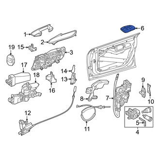 Mercedes-Benz OE - Front Keyless Entry Transmitter