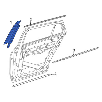 Mercedes-Benz OE - Rear Left Door Applique