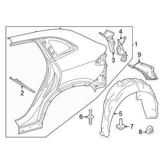 Mercedes-Benz OE - Quarter Panel & Components (Quarter Panel)