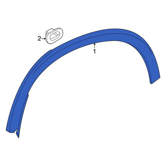 Mercedes-Benz OE - Rear Right Wheel Arch Molding